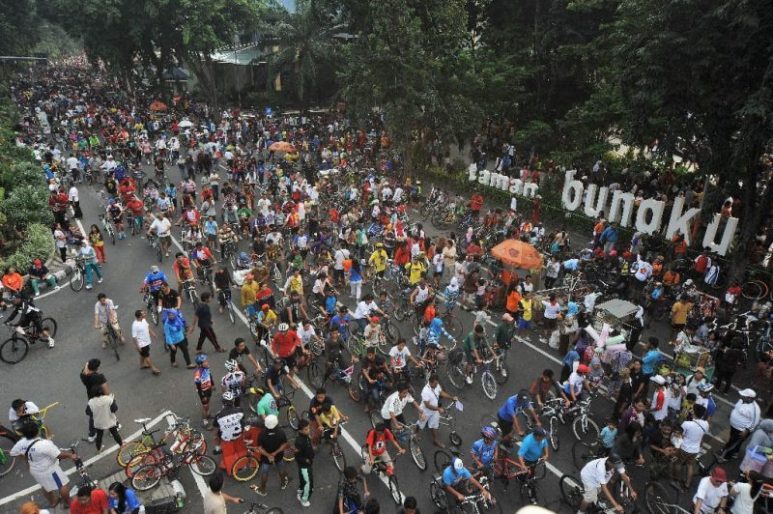 Car Free Day di Kota Surabaya. (Foto: Istimewa)