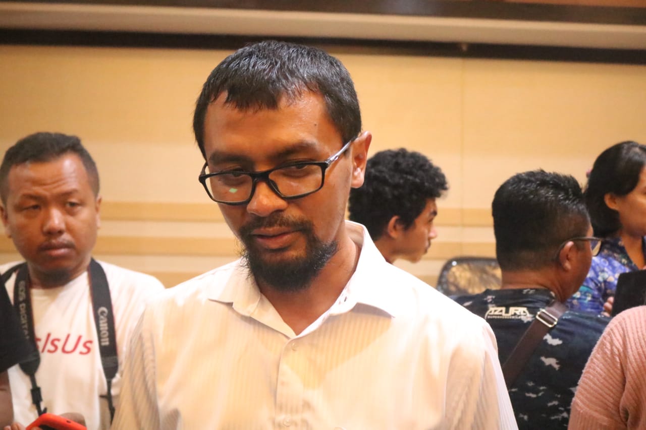 Ketua Tim Satgas Covid-19 Universitas Brawijaya, dr Aurick Yudha Nagara ketika ditemui di Graha Rektorat UB (Foto: Lalu Theo/Ngopibareng.id)