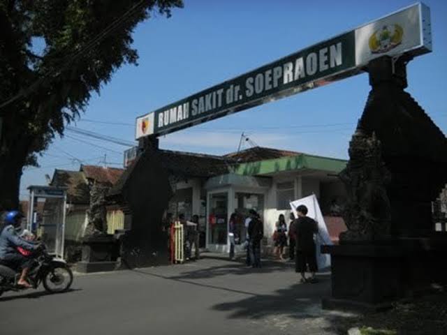 Tampak Depan Rumah Sakit Tentara dr. Soepraoen, Kota Malang. (Foto: Istimewa)