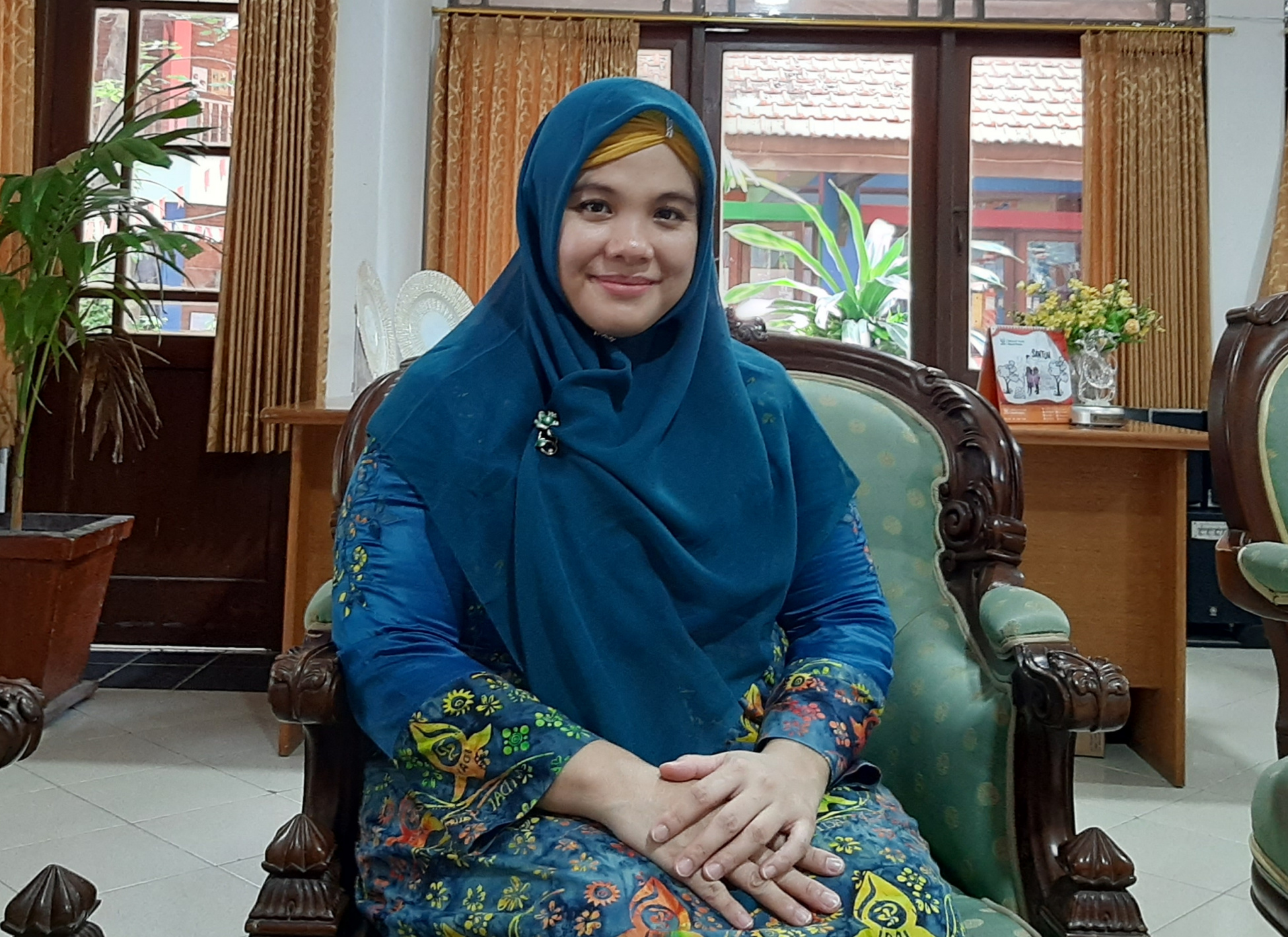 dokter spesialis anak dr. Dwi Putri Lestari Sp.A saat ditemui Ngopibareng.id. (Foto: Pita Sari/Ngopibareng.id)