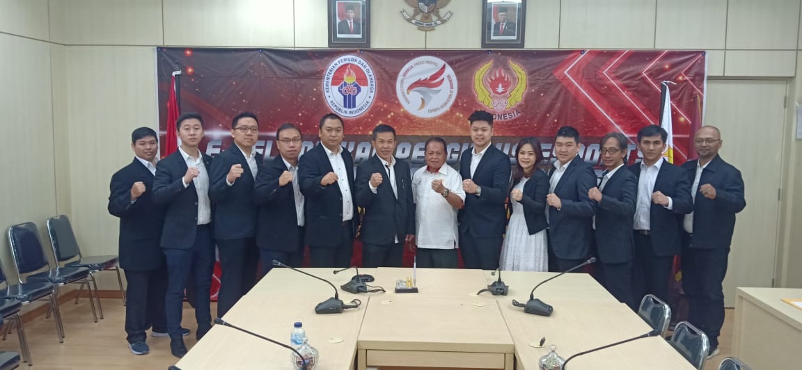 Pengprov Jatim untuk  Esports yang resmi dilantik. (Foto:istimewa)