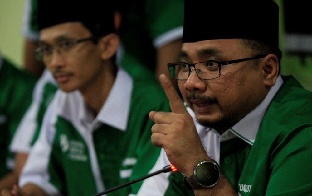 Ketua Umum GP Ansor Yaqut Cholil Qoumas. (Foto: nu.or.id)