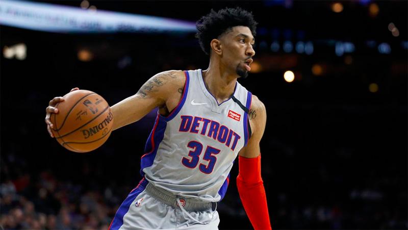 Pebasket Detroit Pistons, Christian Wood. (Foto: NBA)