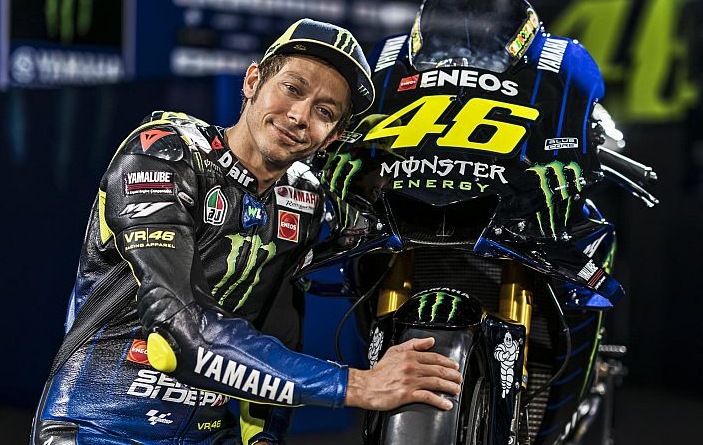 Valentino Rossi tetap beramal meski tengah dikarantina di kampung halamannya di Italia. (Foto: Dok. MotoGP)