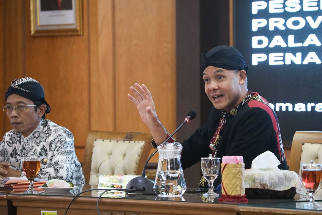 Gubernur Jawa Tengah Ganjar Pranowo. (Foto: Humas/Jawa Tengah)