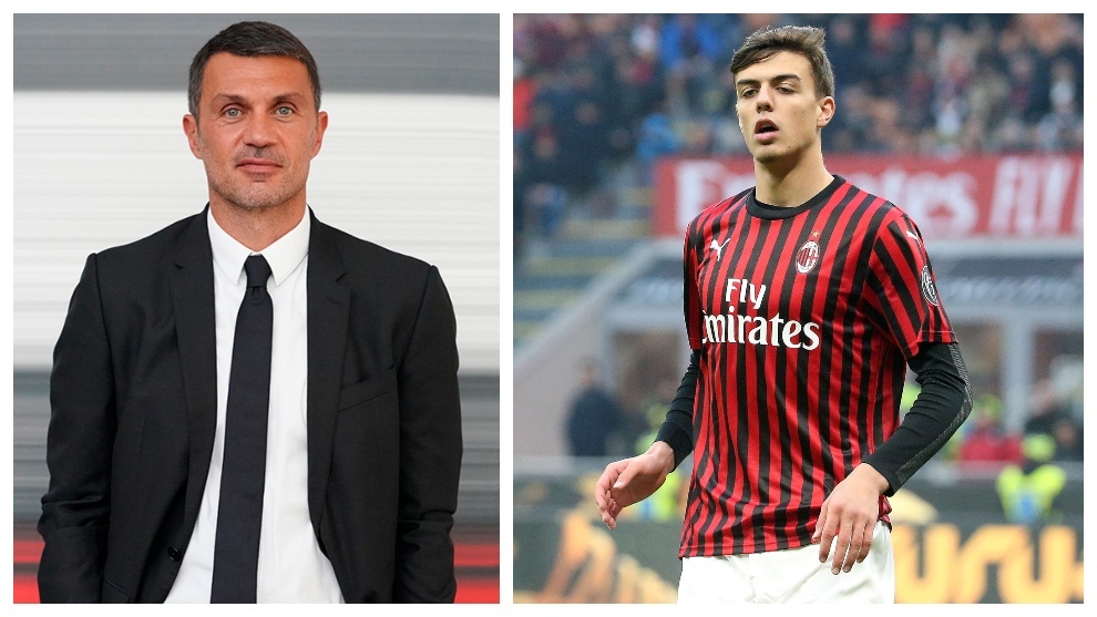 Paolo Maldini (kiri) dan putranya, Daniel Maldini. (Foto: Marca)