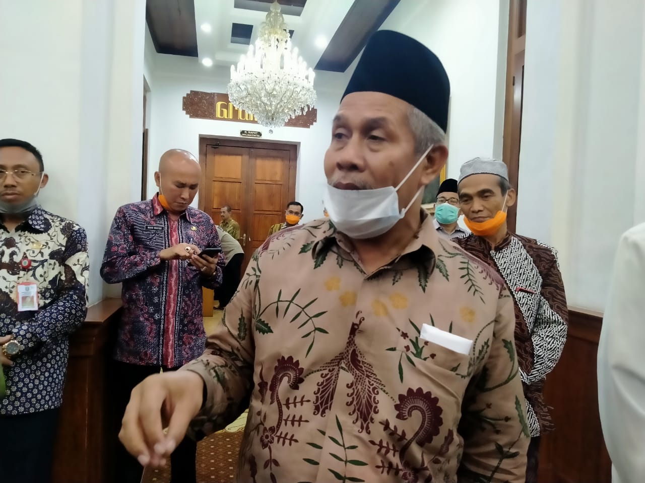 Ketua Tanfidziyah PWNU Jatim, KH Marzuki Mustamar. (Foto: Fariz Yarbo/Ngopibareng.id)