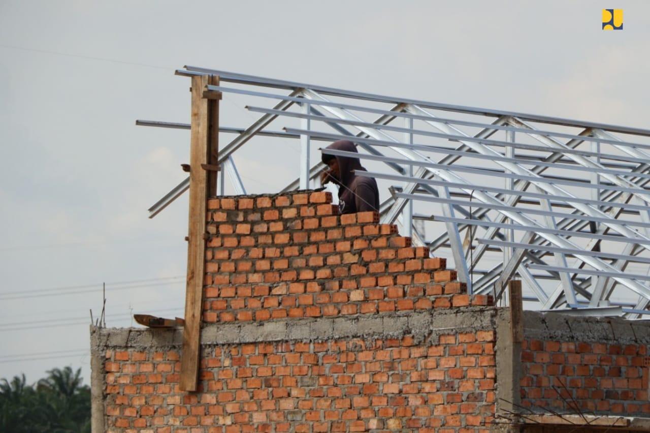 Pembangunan rumah untuk Masyarakat Berpenghasilan Rendah.
