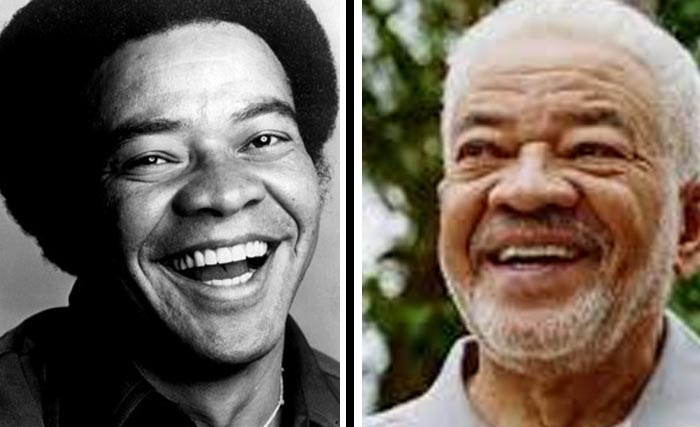 Bill Withers tahun 70an (kiri), dan sekarang. (Foto:Reuters)