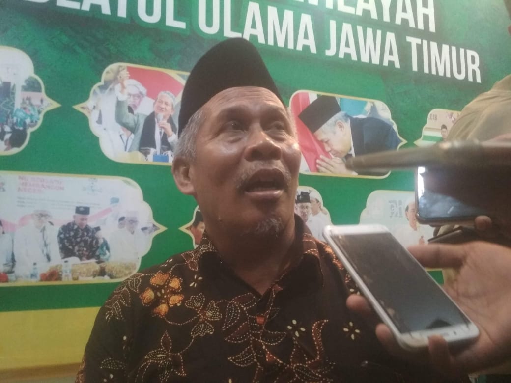 Ketua PWNU Jatim, KH Marzuki Mustamar. (Foto: Lalu Theo/Ngopibareng.id)