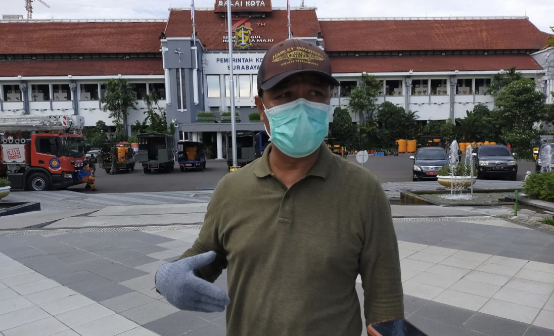 M. Fikser, selaku Koordinator Protokol Komunikasi, Gugus Tugas Percepatan Penanganan Covid-19 Surabaya (Dok. Pemkot Surabaya)