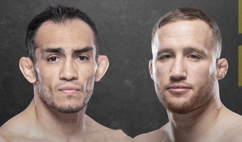 UFC 249 antara Tony Ferguson vs Justin Gaetjhe. (Foto: Twitter/UFC)