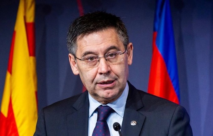 Presiden Barcelona, Josep Maria Bartomeu. (Foto: Twitter/@FCBarcelona)