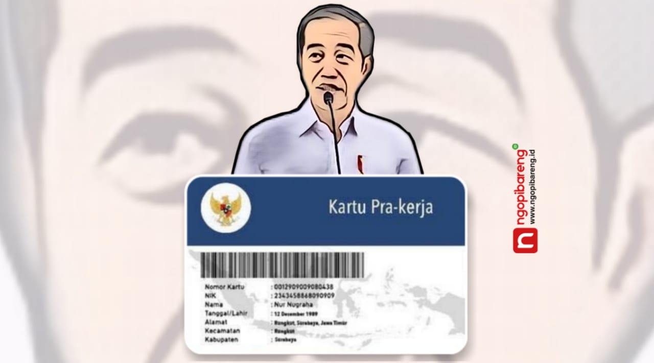 Kartu Pra Kerja. (Ilustrasi: Dok/Ngopibareng.id)