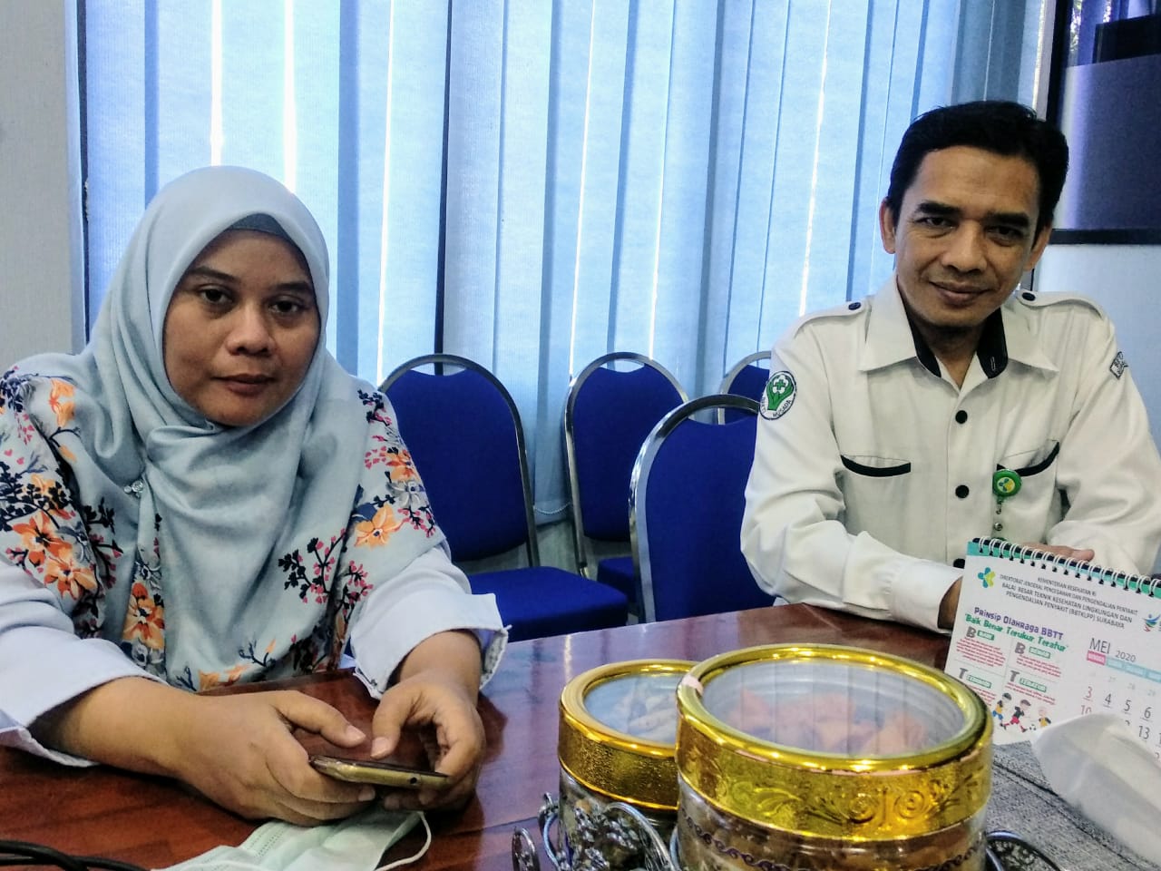 Zahrotun Nisa (kiri) dan Didik Purwanto (kanan) Foto: M. Rizqi/Ngopibareng.id