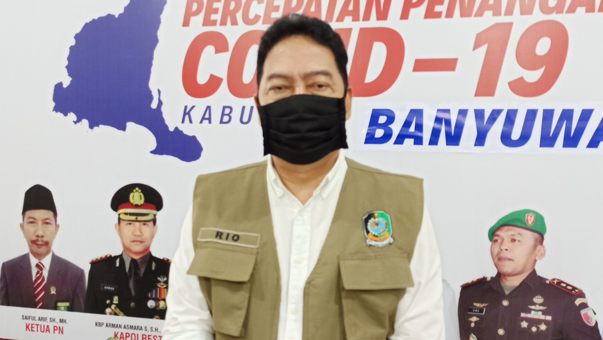 Juru bicara GTPP Covid-19 Banyuwangi, dr. Widji Lestariono. (Foto: Muh Hujaini/Ngopibareng.id)