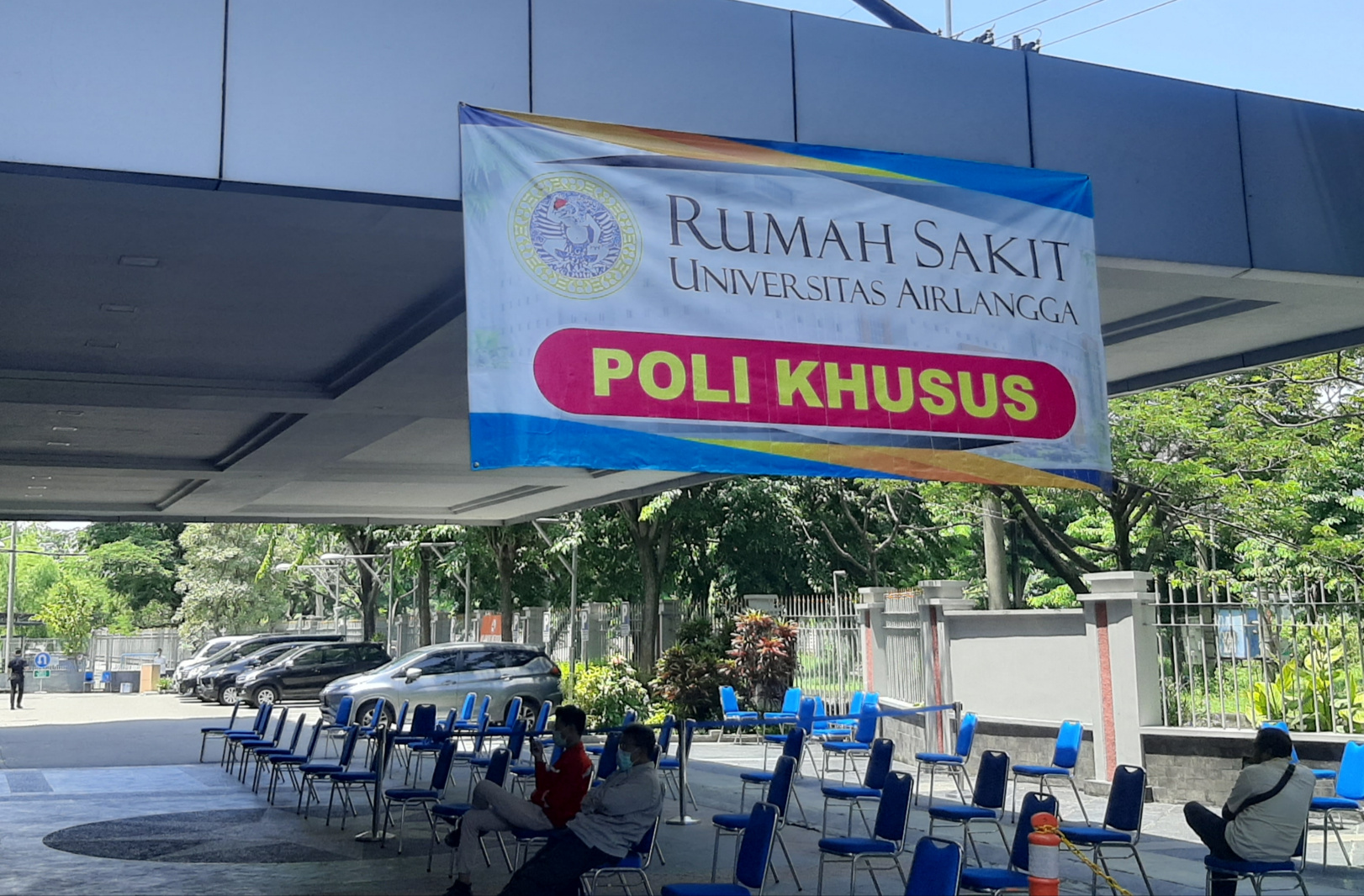 Poli Khusus RS Unair yang berada di gedung RSKI. (Foto: Pita Sari/Ngopibareng.id)