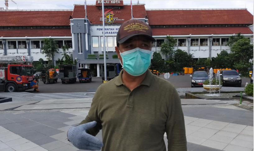 Koordinator Protokol Komunikasi Gugus Tugas Percepatan Penanganan Covid-19 Surabaya, M. Fikser . (Foto: Dokumentasi Pemkot Surabaya)