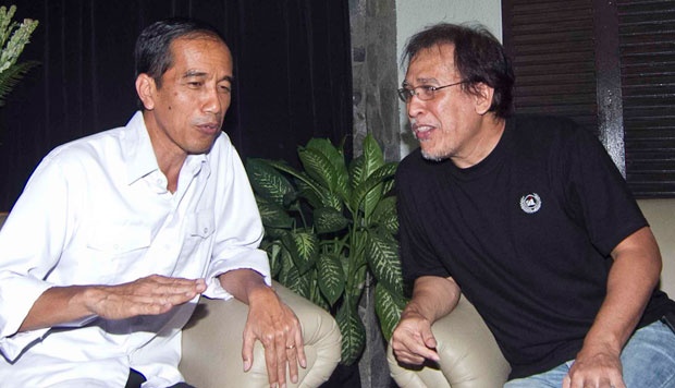 Presiden Joko Widodo (Jokowi) bersama Iwan Fals. (Foto: Instagram)