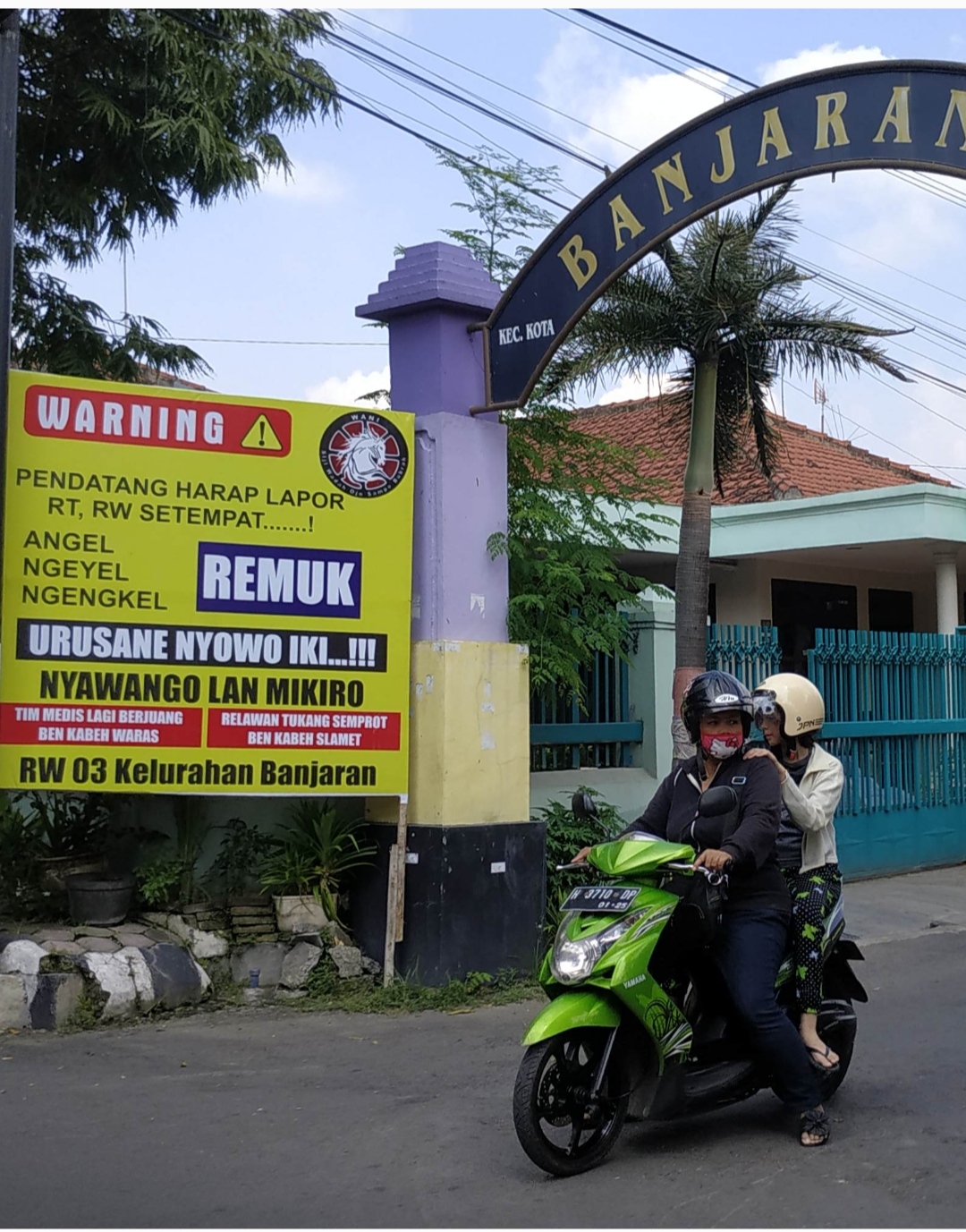 Upaya warga melawan pandemi covid -19 (Foto:Ngopibareng.id)