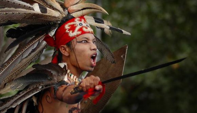 Panglima Burung Suku Dayak. (Foto: Istimewa)