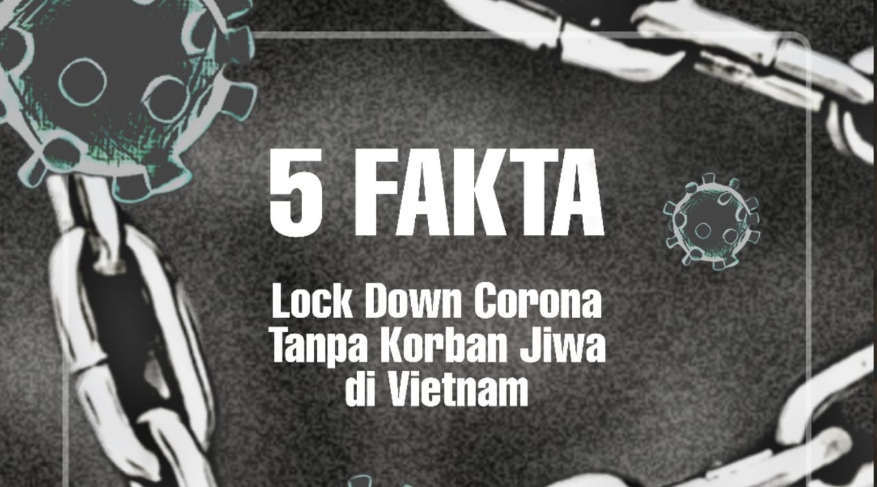 Ilustrasi lockdown di Vietnam sukses tak memakan korban jiwa. (Grafis: Fa Vidhi/Ngopibareng.id)