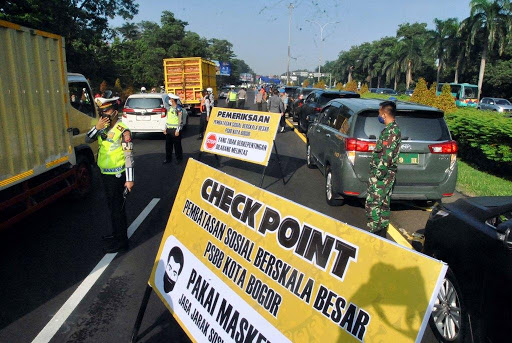 Ilustrasi Pembatasan Sosial Berskala Besar. (Foto: Istimewa)