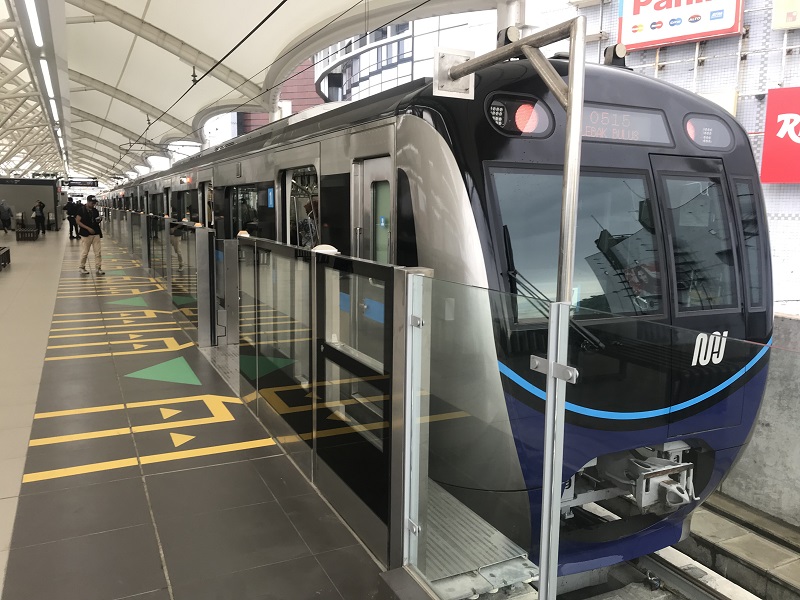 Mass Rapid Transit atau moda raya terpadu (MRT). (Foto: Dok. PT MRT)