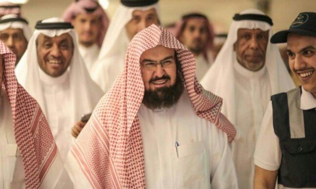 Syaikh Prof. Dr. Abdurrahman as-Sudais. (Foto: Saudi Gazette).