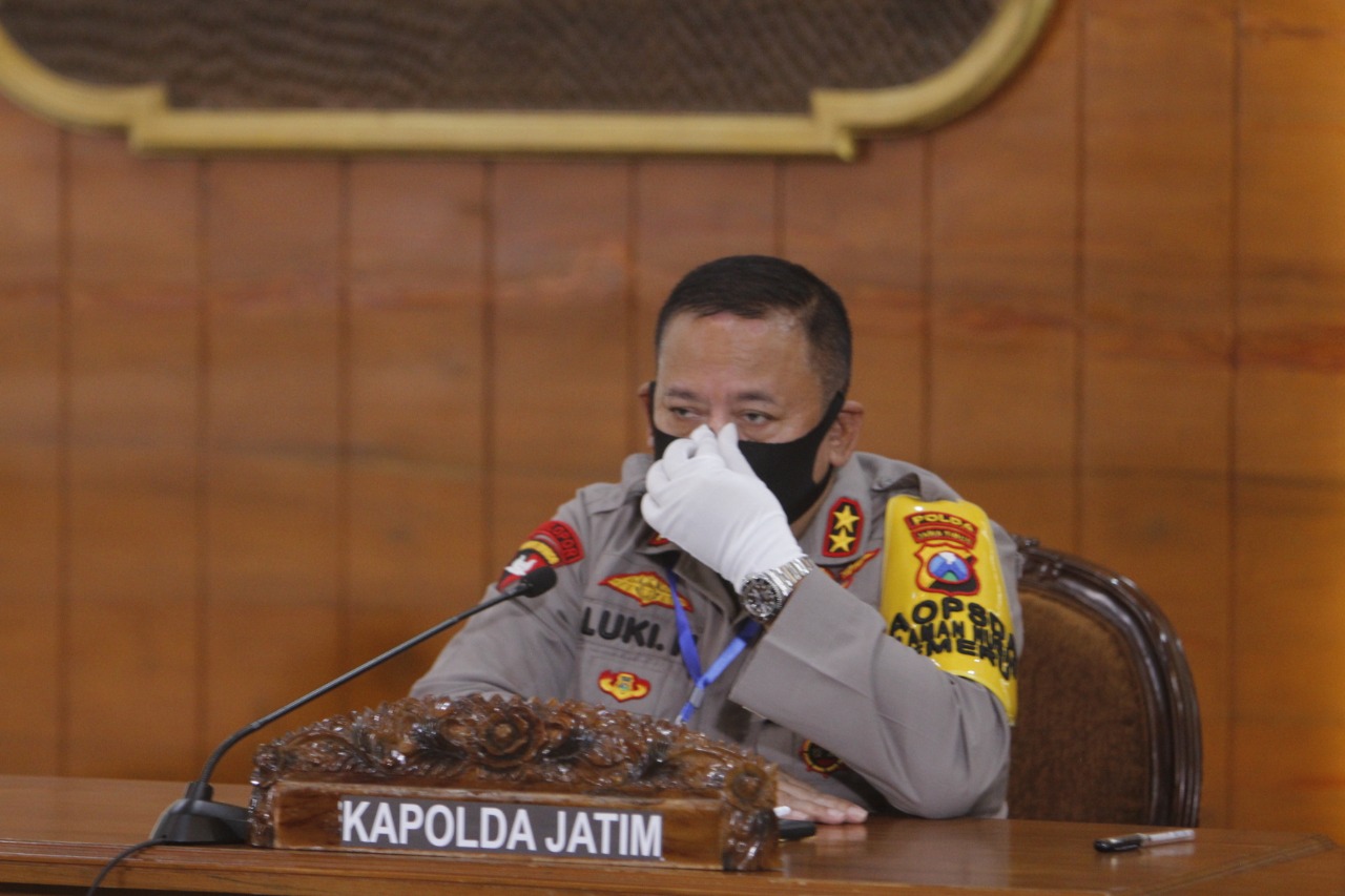 Kapolda Jawa Timur (Jatim) Irjen Luki Hermawan dimutasi menjadi Wakalemdiklat Polri. (Foto: Fariz Yarbo/Ngopibareng.id)