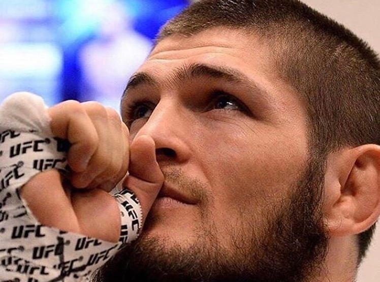 Khabib Nurmagomedov dan ayahnya, Abdulmanap. (Foto: Instagram/@khabib_nurmagomedov)