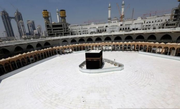 Masjidil Haram selama Lockdown. (Foto: Antara/Reuters)