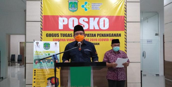 Gugus tugas covid-19 Pasuruan umumkan kasus baru covid-19. (Foto: Dok Humas)