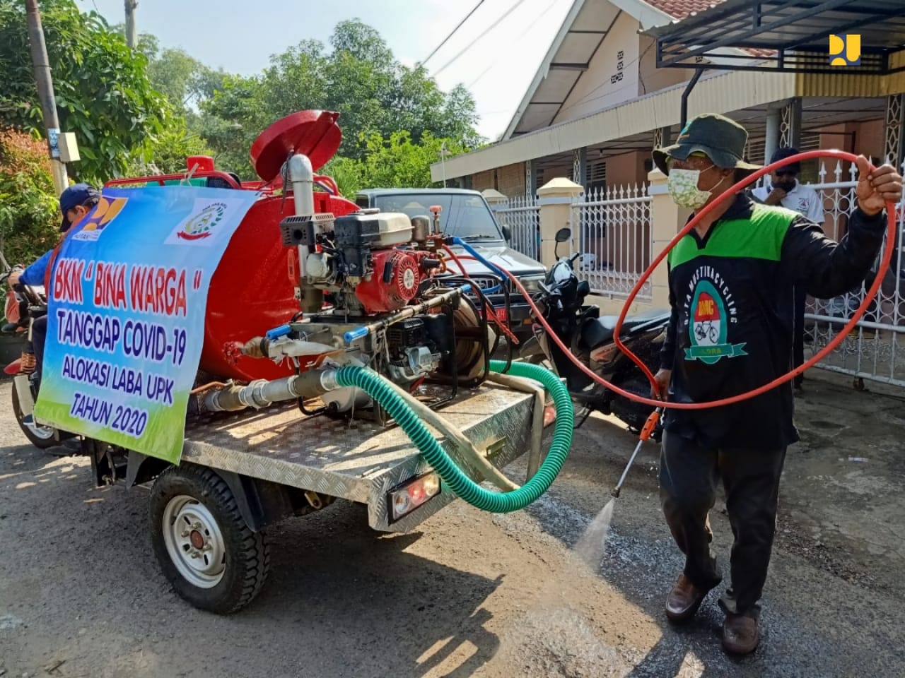 Program Kotaku Sasar 364 Kelurahan Cegah Penyebaran Covid-19. (Foto: Humas/KemenPUPR