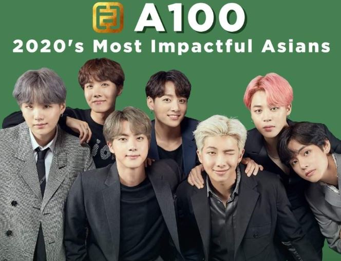 BTS masuk daftar A100 List 2020. (Foto: Dok. A100)