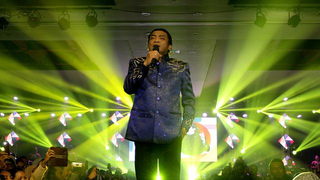 Didi Kempot ketika tampil menghibur. (Foto: Istimewa)