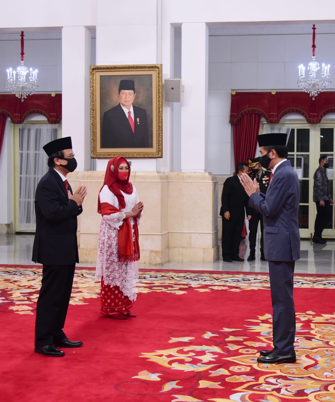 Dian Ediana Rae resmi menjabat sebagai Kepala Pusat Pelaporan dan Analisis Transaksi Keuangan (PPATK), usai dilantik Presiden Joko Widodo (Jokowi) di Istana Merdeka, Jakarta, Rabu 6 Mei 2020. (Foto: Dok. Setpres)