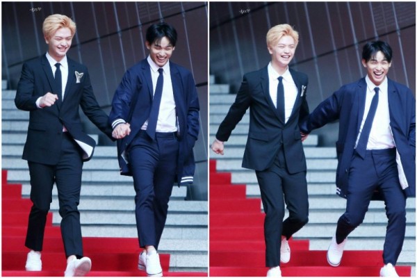 Personel boygroup BTOB, Hyunsik dan Yook Sungjae. (Foto: Cube Entertainment)