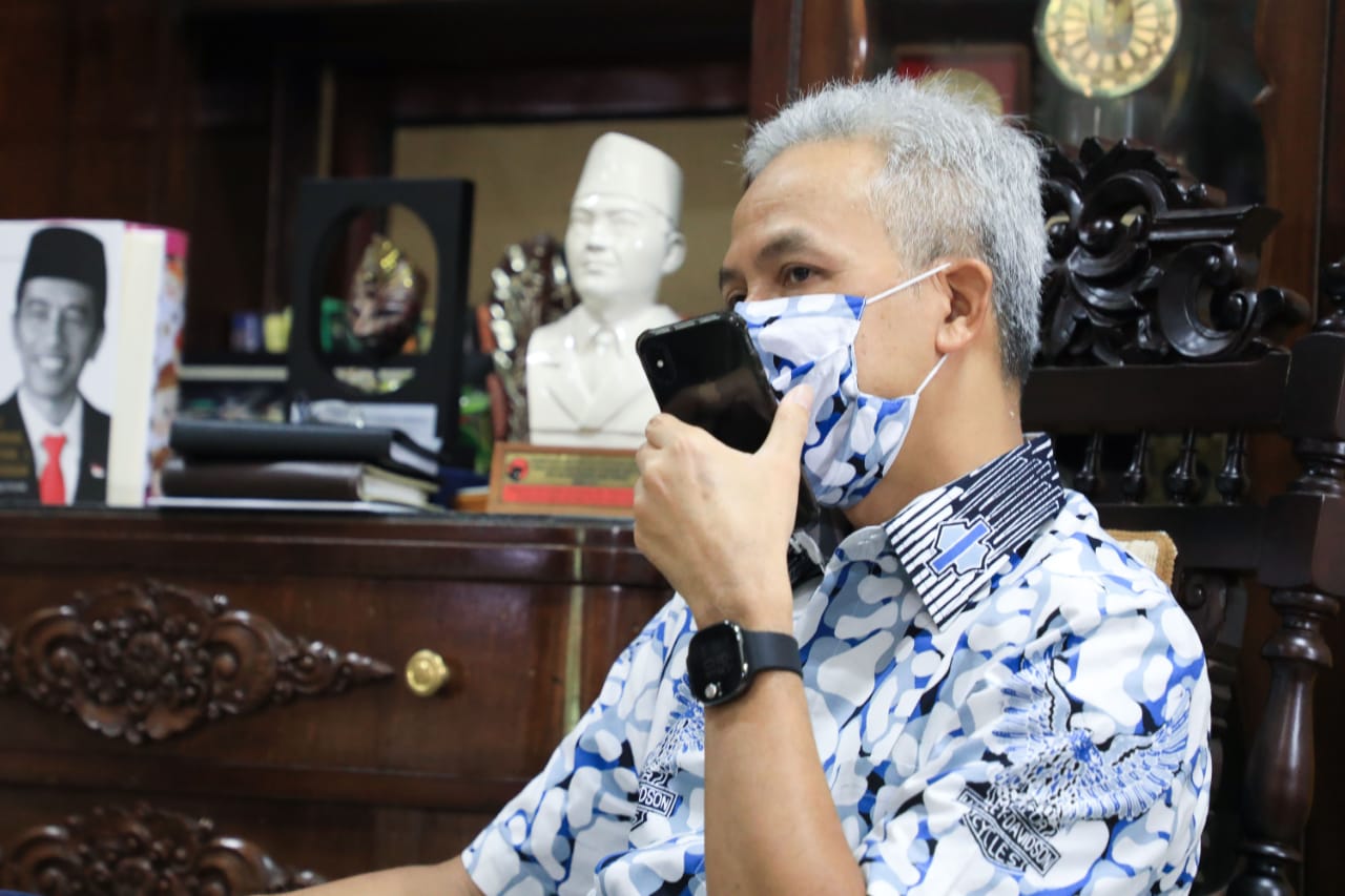 Gubernur Jawa Tengah Ganjar Pranowo. (Foto: Ist/Ngopibareng.id)