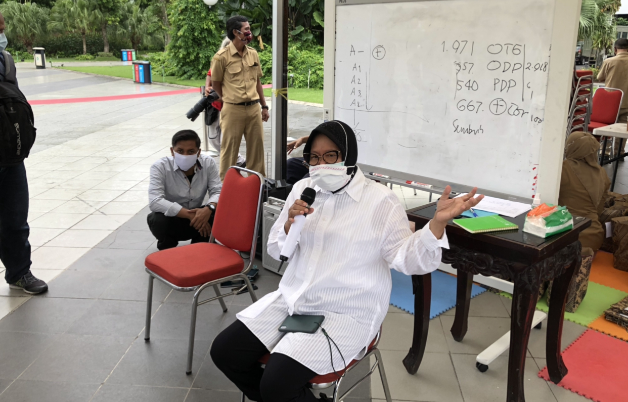 Walikota Surabaya, Tri Rismaharini. (Foto: Andhi Dwi/Ngopibareng.id)