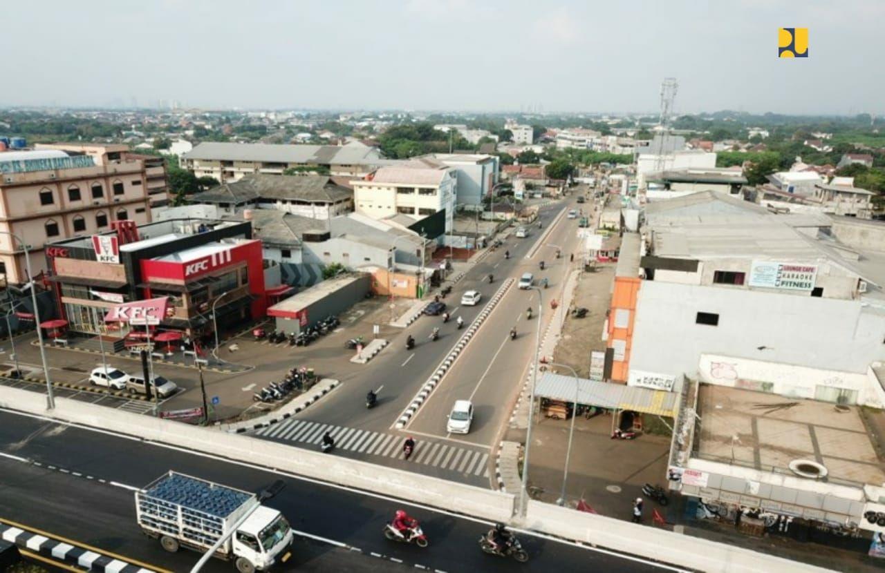 Kementerian PUPR selesaikan pembangunan flyover Martadinata. (Foto: Kementerian PUPR)