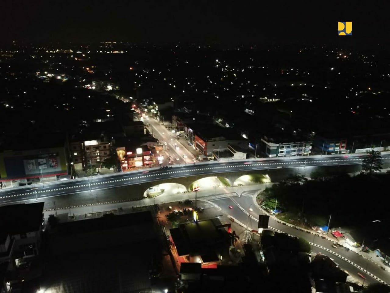 Kementerian PUPR selesaikan pembangunan flyover Martadinata. (Foto: Kementerian PUPR)