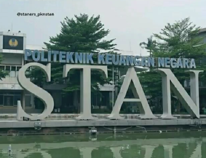 Kampus Politeknik Keuangan Negara (PKN) STAN tampak depan. (Foto: Dok, STAN)