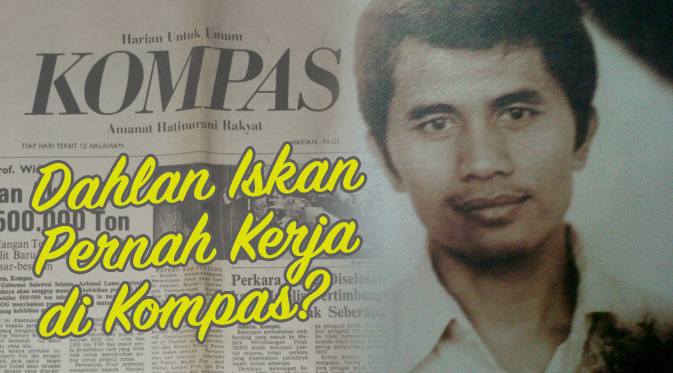 Dahlan Iskan di masa muda.