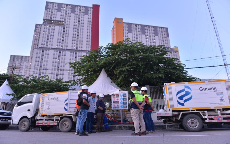 PT Perusahaan Gas Negara Tbk. memasok kebutuhan gas untuk Wisma Atlet Kemayoran. (Foto: PGN)