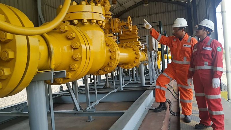 Ilustrasi infrastruktur gas bumi milik PT PGN. (Foto: PGN)