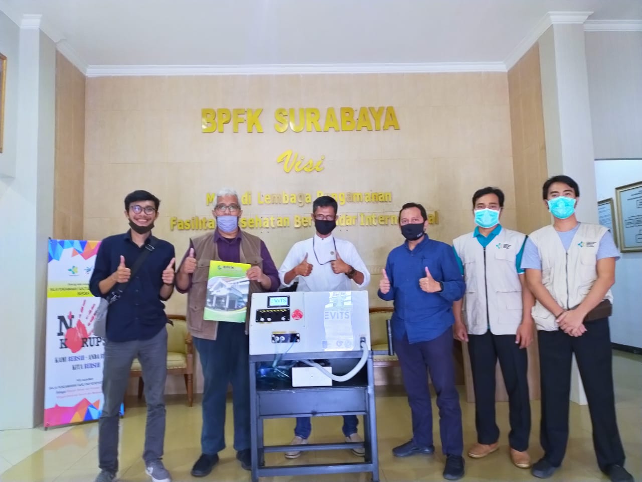 Tim Ventilator Departemen Teknik Fisika ITS. (Foto: Istimewa)