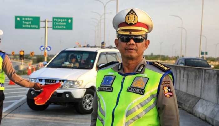 Kabag Ops Korlantas Polri Kombes, Benyamin.  (Foto : Instagram @divisihumaspolri)