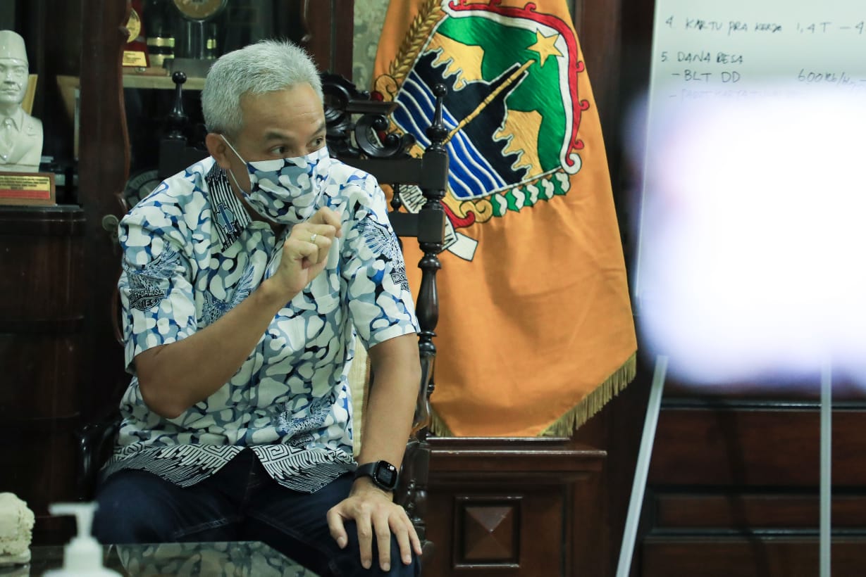 Gubernur Jawa Tengah Ganjar Pranowo. (Foto: Ist/Ngopibareng.id)