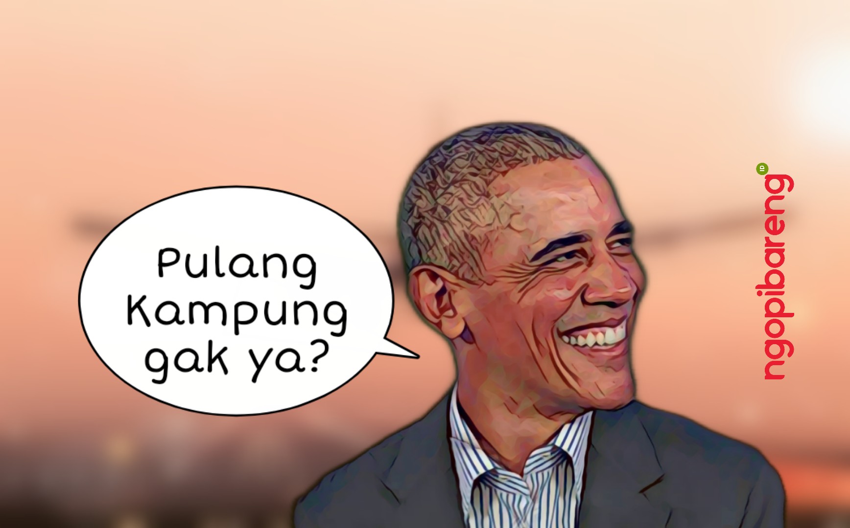 Ilustrasi Presiden Amerika Serikat ke-44 Barack Obama. (Grafis: Fa Vidhi/Ngopibareng.id)